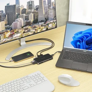 Docking Station portátil UH1460P USB-C, Dual 4K, 85W Pass Through Charging