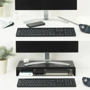 Base para monitor, pantallas hasta 34" de acero