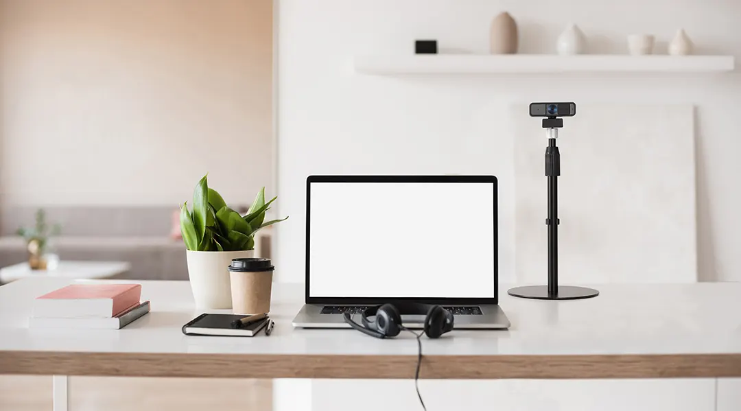 Soporte telescópico para escritorio A1010 para Webcam