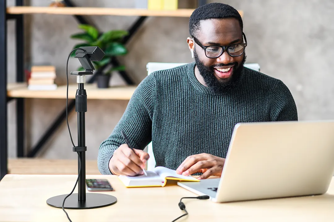 Soporte telescópico para escritorio A1010 para Webcam - Imagen 2
