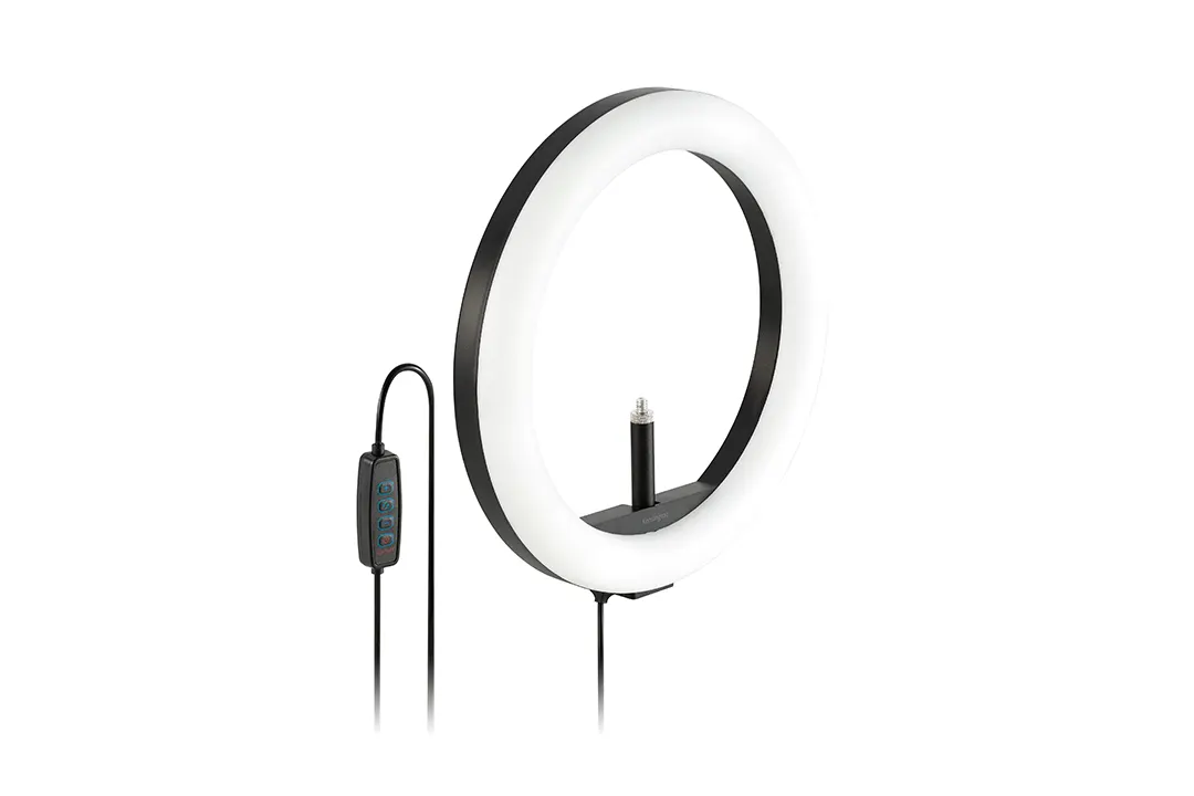 Aro de Luz Bicolor L1000 con montura para Webcam