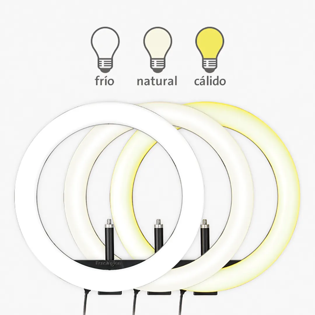 Aro de Luz Bicolor L1000 con montura para Webcam - Imagen 4