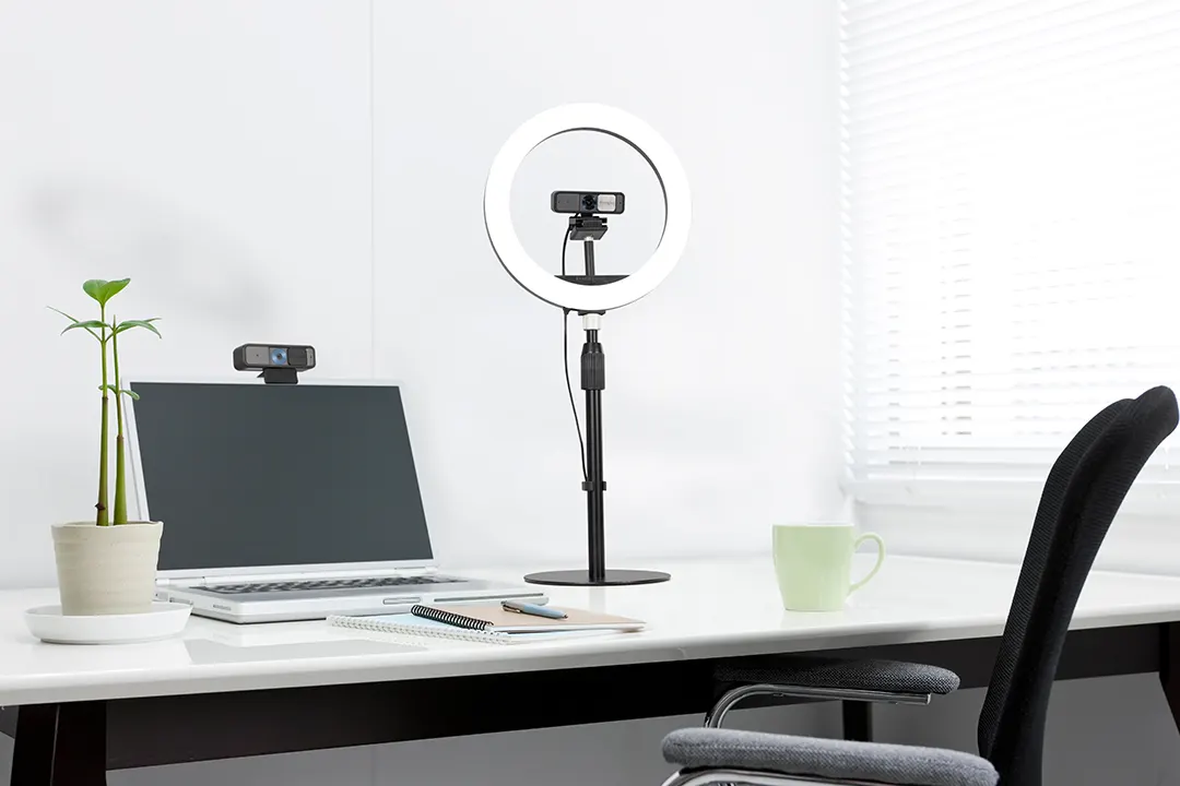 Aro de Luz Bicolor L1000 con montura para Webcam - Imagen 7