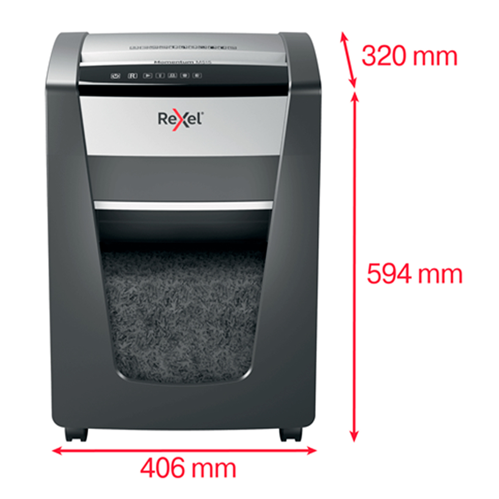 Trituradora Momentum M515 15 hojas Micro corte 30 litros P5 - Imagen 3