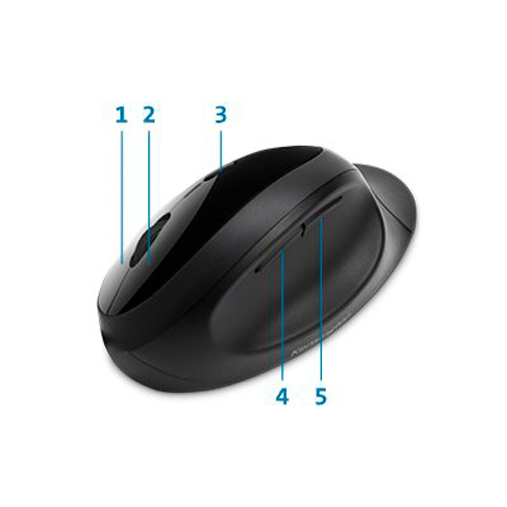Mouse Inalámbrico Pro Fit® Ergo Negro Conexión Bluetooth 4.0 & USB 2.4 GHz - Imagen 9